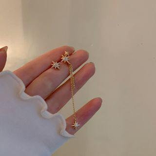 Star Earring 1 Pair - Stud Earrings - Gold - One Size