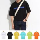 Performance Lettering-print T-shirt