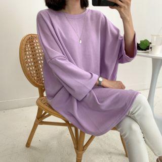 Vivid-color Oversized T-shirt