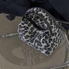 Leopard Print Lunch Bag Black & White - One Size