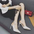 Ankle-strap Pointy-toe High-heel Pumps