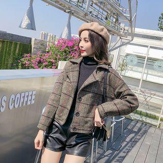 Single-breasted Crop Coat