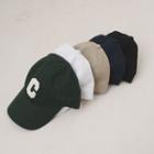Letter-patched Baseball Hat