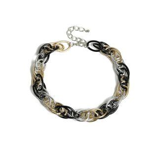 Braided Necklace 2684 - Mixed Color - One Size