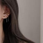 Cube Bar Alloy Dangle Earring