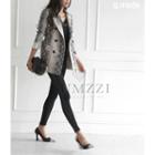 Peaked-lapel Double-breasted Python Blazer