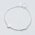 Smile Face Anklet