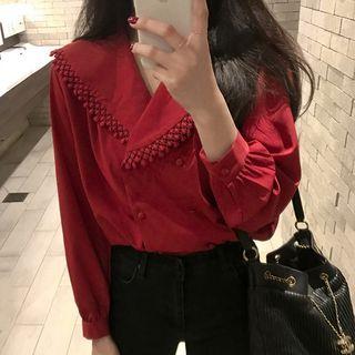 Double-breasted Shirt As Shown In Figure - One Size