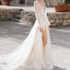 Long-sleeve Lace Wedding Dress