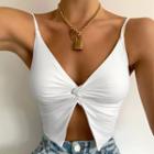 Knotted Crop Camisole Top