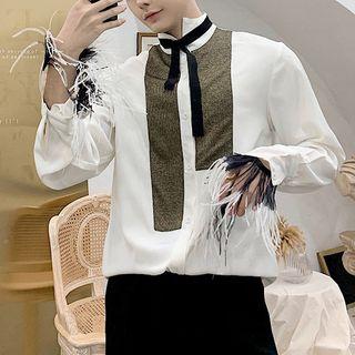 Furry Trim Shirt