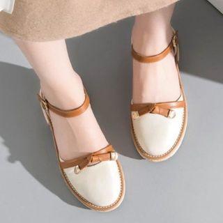 Bow Detail Ankle Strap Sandals