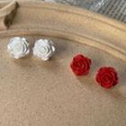 Rose Flower Stud Earring/clip-on Earring