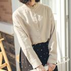 Plain Blouse Khaki - One Size