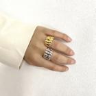 Cutout Alloy Open Ring