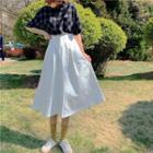 Vintage A-line Skirt White - One Size