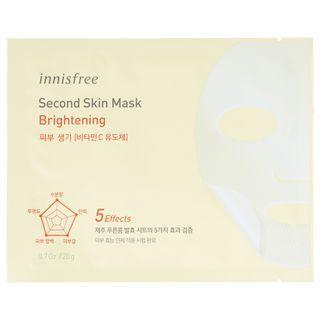 Innisfree - Second Skin Mask - 4 Types Brighten-up