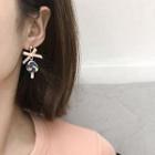 Resin Lollipop Bow Dangle Earring As Shown In Figure - One Size