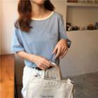 Contrast Pocket T-shirt