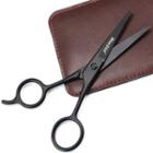 Stainless Steel Nose Hair Scissors Scissors - Black - One Size