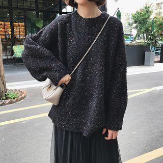 Crew-neck Long Sweater