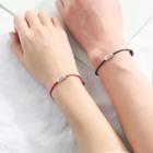 Couple Matching 925 Sterling Silver String Bracelet