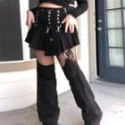 Plain Chain Strap Mini A-line Dress