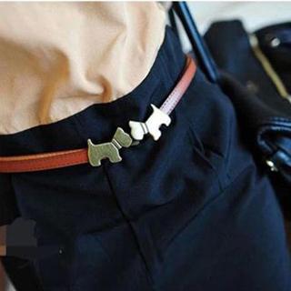 Dog-accent Slim Belt