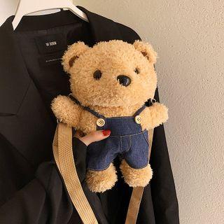 Bear Crossbody Bag Coffee - One Size