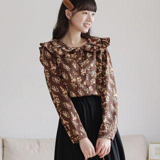 Fluffy Trim Quilted Button Jacket