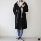 Double-breasted Long Cotton Coat