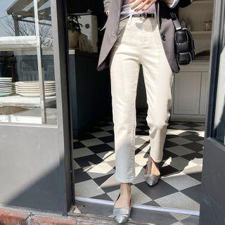 Tapered Straight-cut Pants