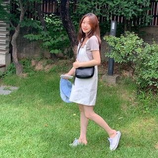 H-line Mini Overall Dress