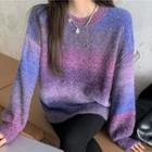 Gradient Sweater Purple - One Size