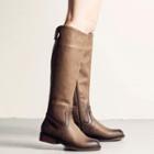 Low Heel Tall Boots