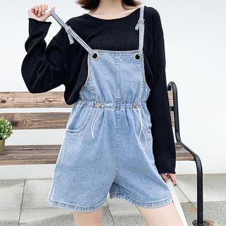 Denim Jumper Short / Denim Jumper Dress