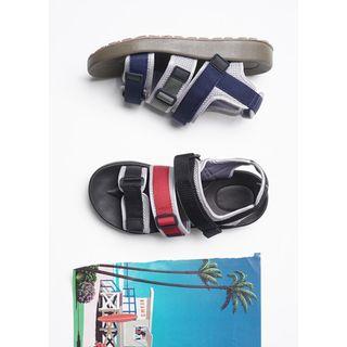Color-block Starp Sandals