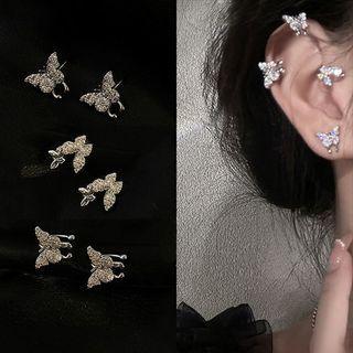 Butterfly Single Ear Cuff / Stud Earring