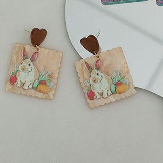 Animal Print Drop Earring