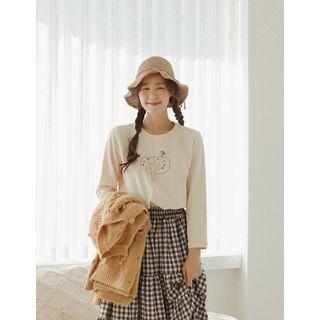 Tree Embroidery Sweatshirt
