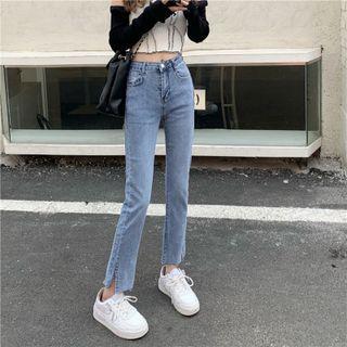 Slit Shift Jeans