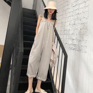 Wide-strap Wide-leg Jumpsuit