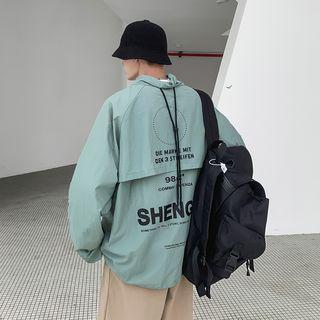 Letter Overhead Windbreaker