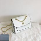 Faux Leather Crossbody Bag 137 - White - One Size