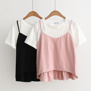 Mock Turtleneck Short-sleeve T-shirt