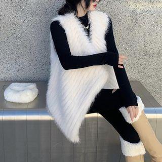 Faux-fur Vest Jacket
