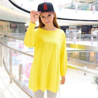 Drawstring Long Pullover As Shown In Figure - One Size