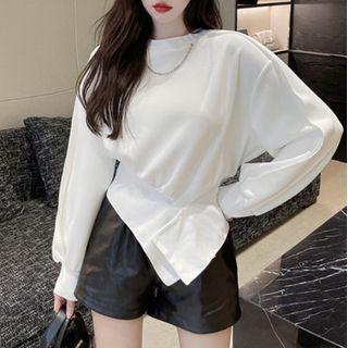 Irregular Hem Sweatshirt