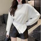 Irregular Hem Sweatshirt
