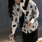 Cow Print Shirt / Midi Skirt